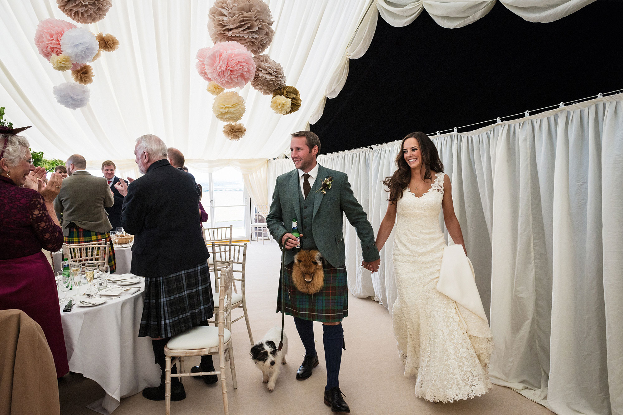 Wedding at Fenton Tower East Lothian