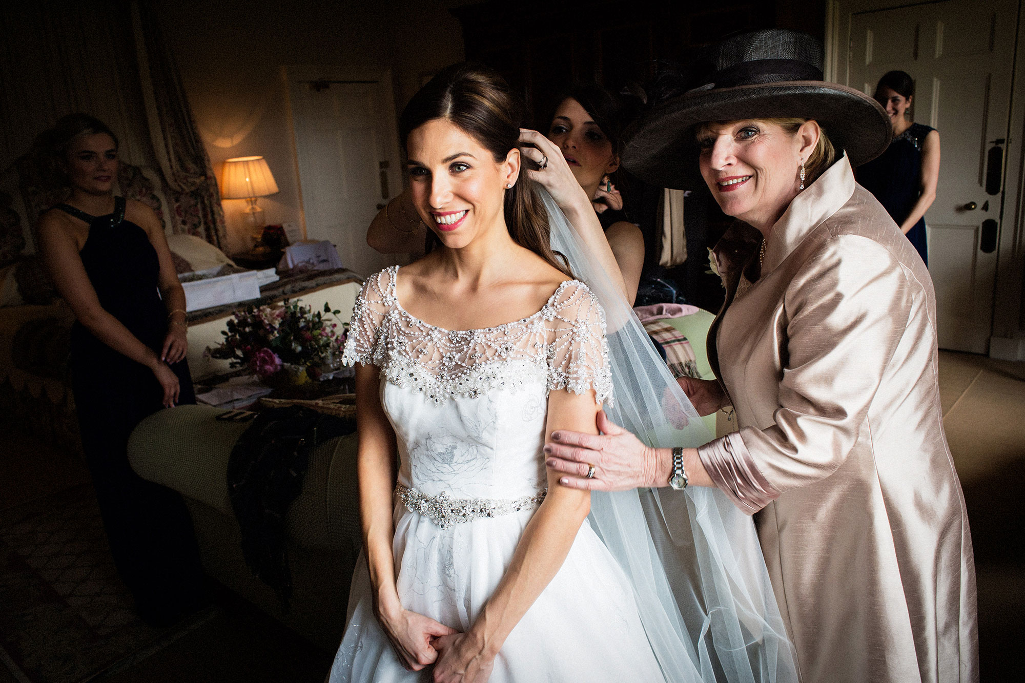 Bridal portrait wedding photography Edinburgh