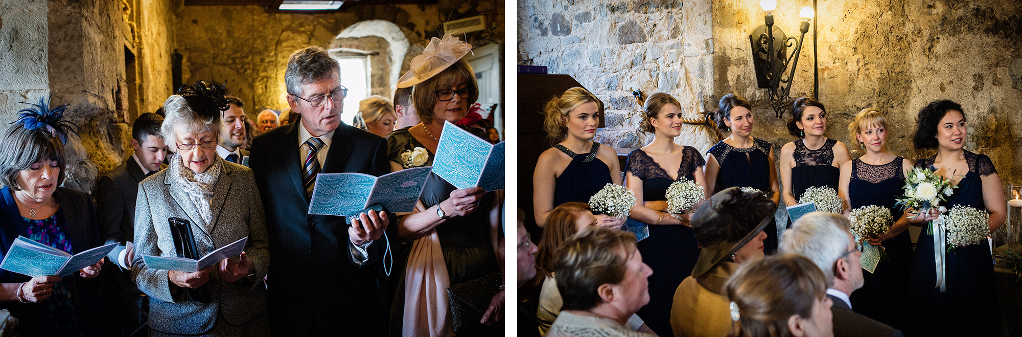 Guests wedding Dundas Castle Edinburgh