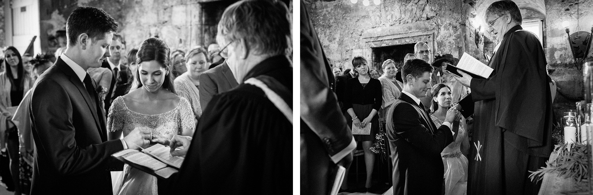 Wedding vows Dundas Castle Edinburgh