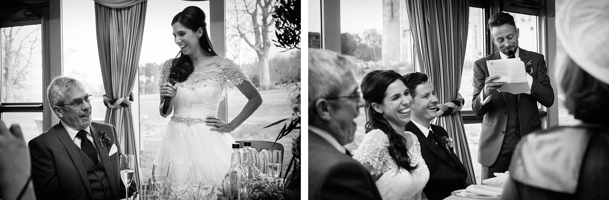 Speeches wedding Dundas Castle Edinburgh