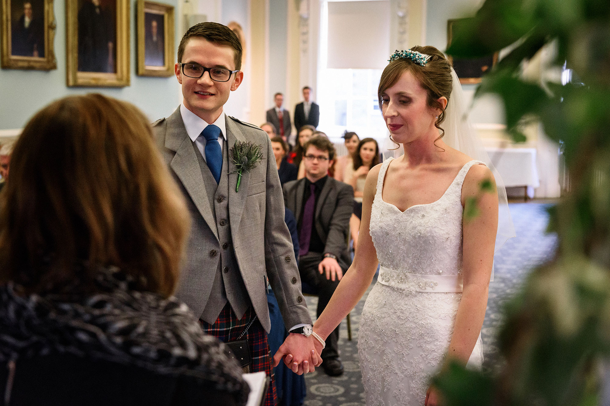Surgeons Hall Edinburgh wedding ceremony