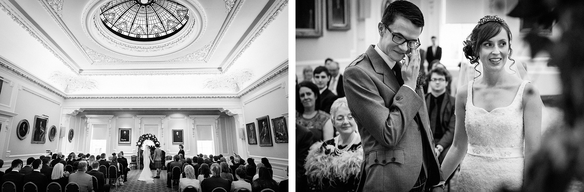 Wedding photograher Surgeons Hall Edinburgh