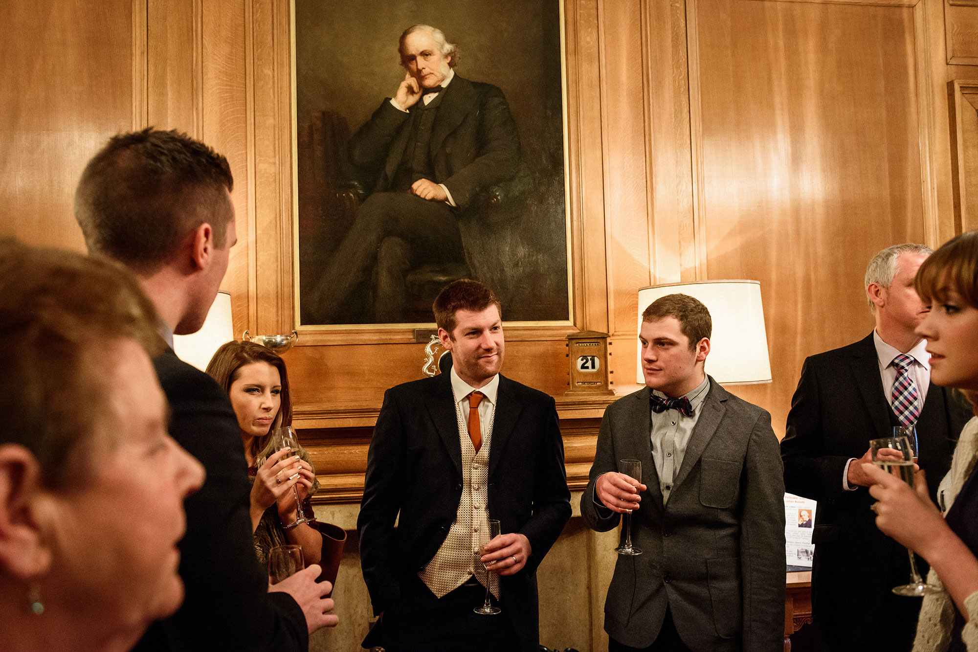 Surgeons Hall Edinburgh wedding guests