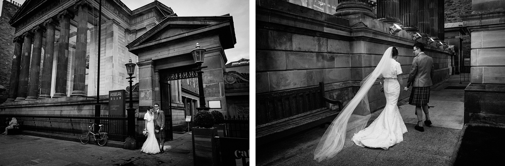 Wedding photographer Surgeons Hall Edinburgh