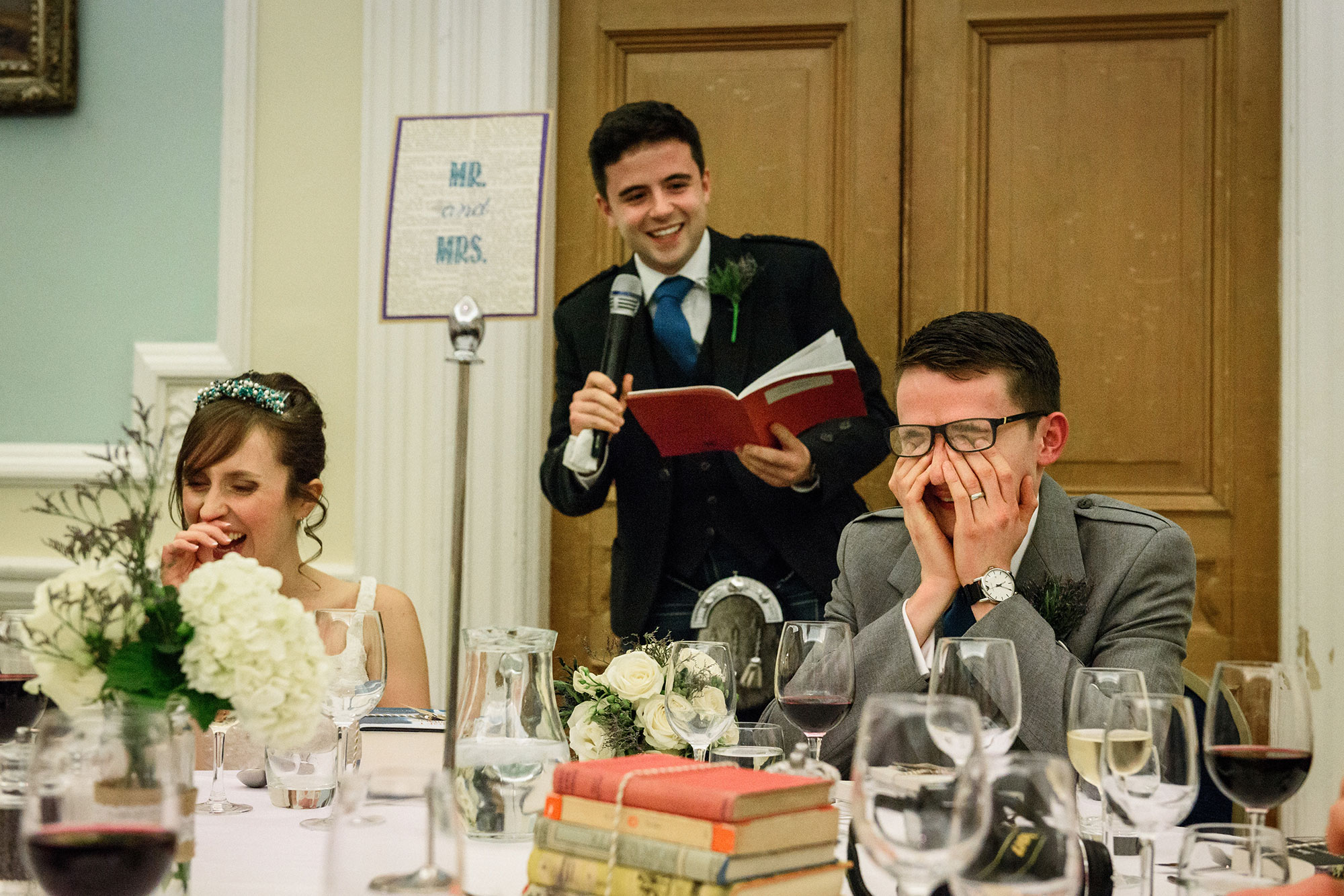 Surgeons Hall Edinburgh wedding speeches