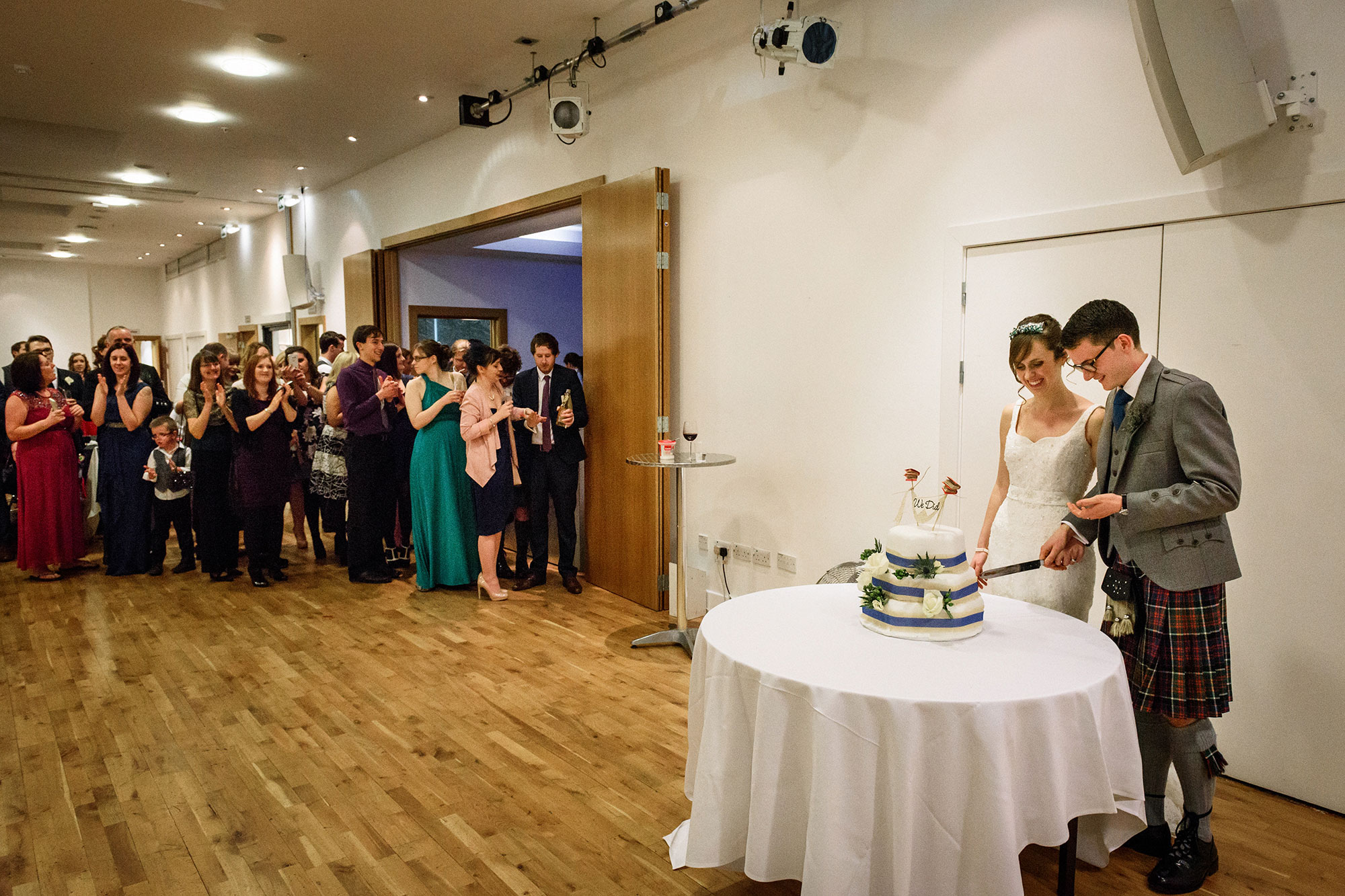 Documentary wedding photographer Edinburgh