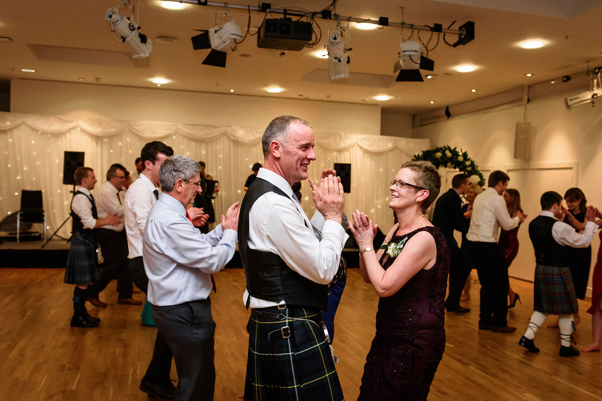 Wedding reception at Surgeons Hall Edinburgh