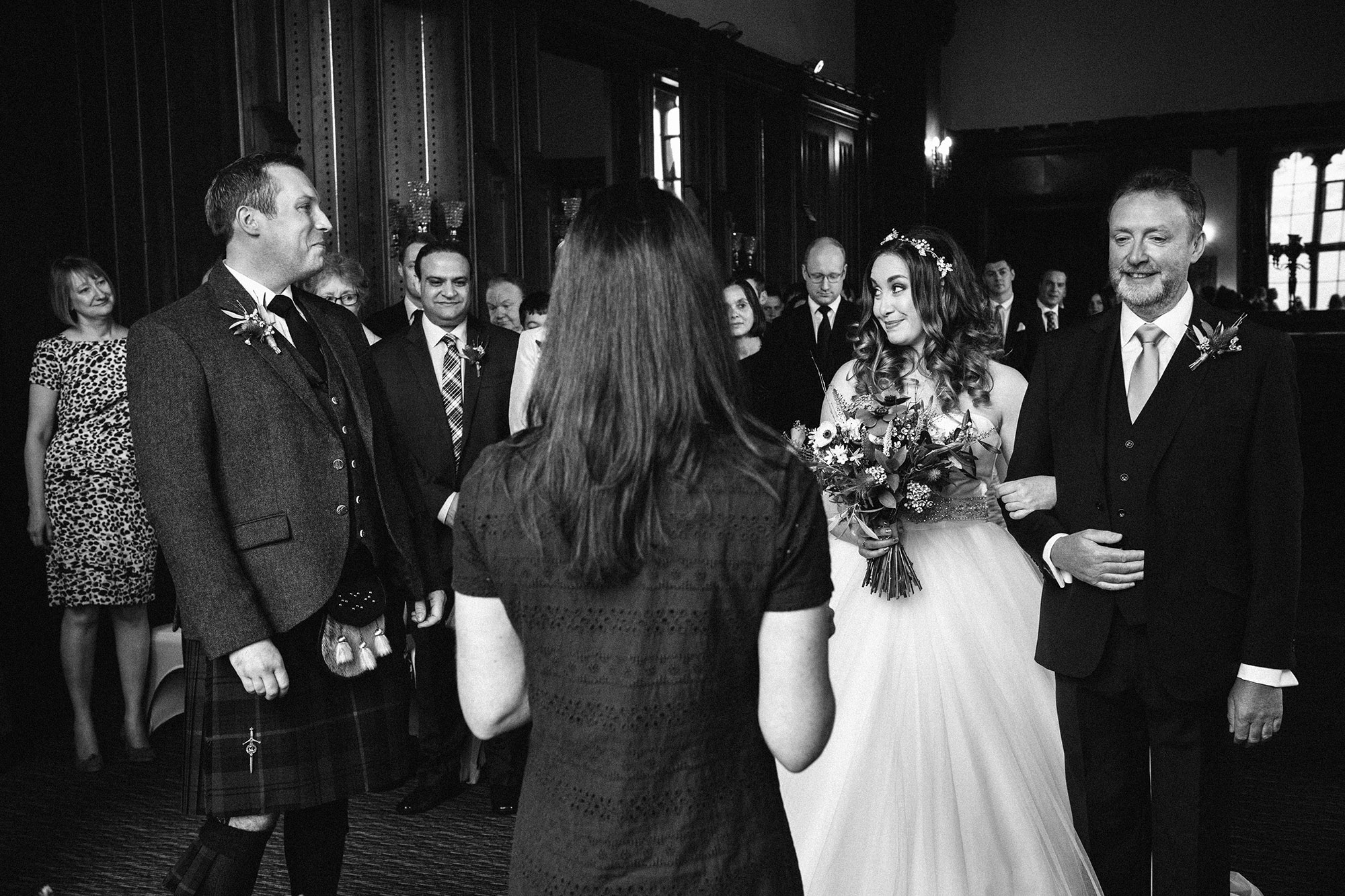 Wedding ceremony Mar Hall Glasgow
