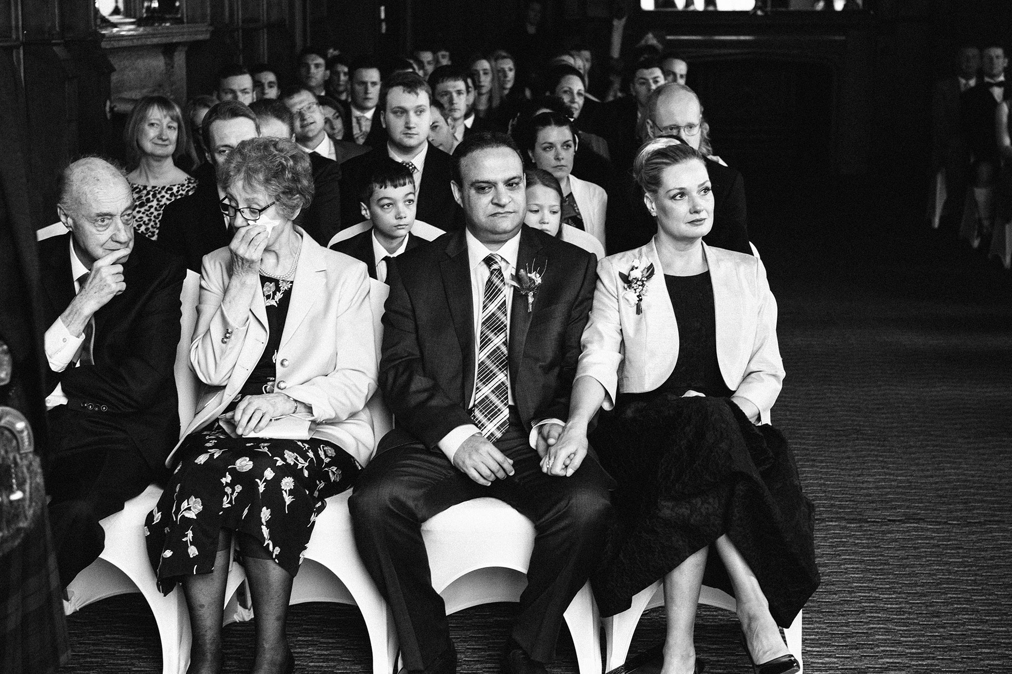 Wedding guests Mar Hall Glasgow