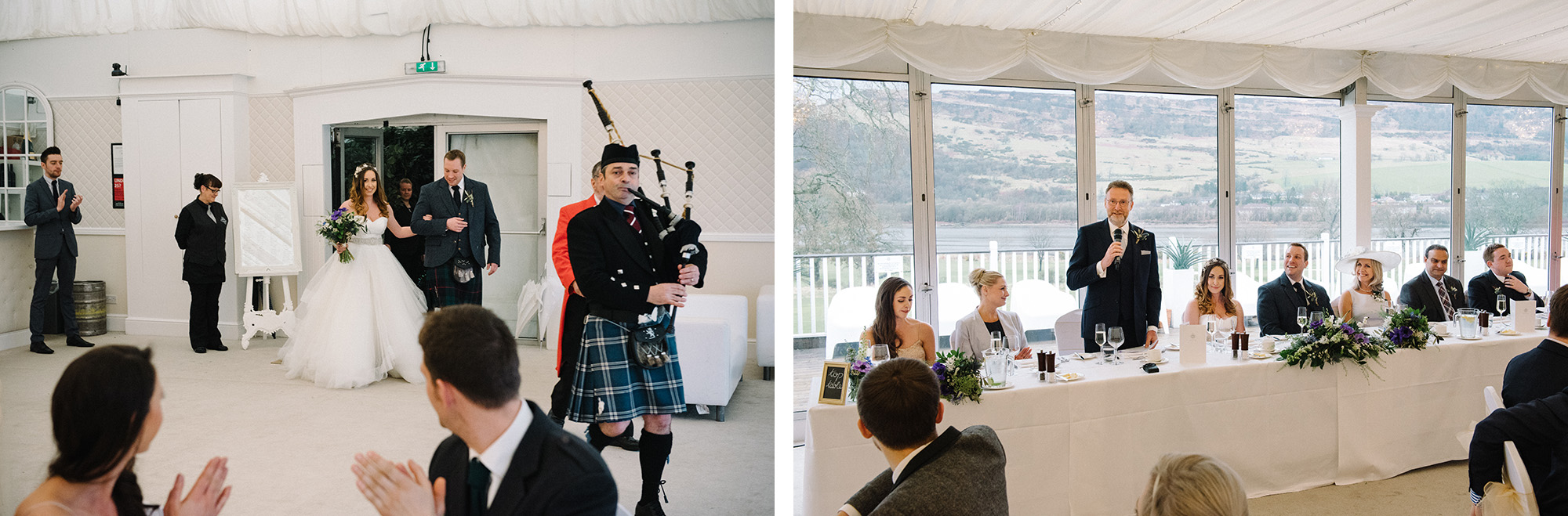 Wedding reception Mar Hall Glasgow