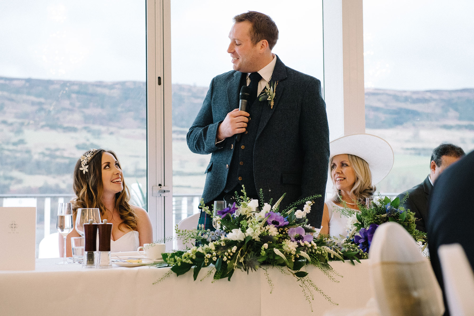 Speeches Mar Hall Glasgow wedding