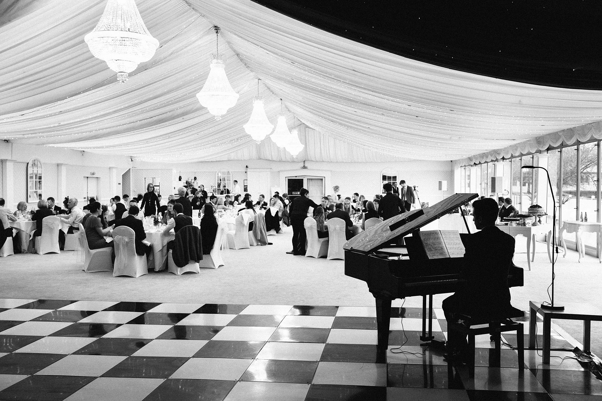 Luxury wedding reception Mar Hall Glasgow