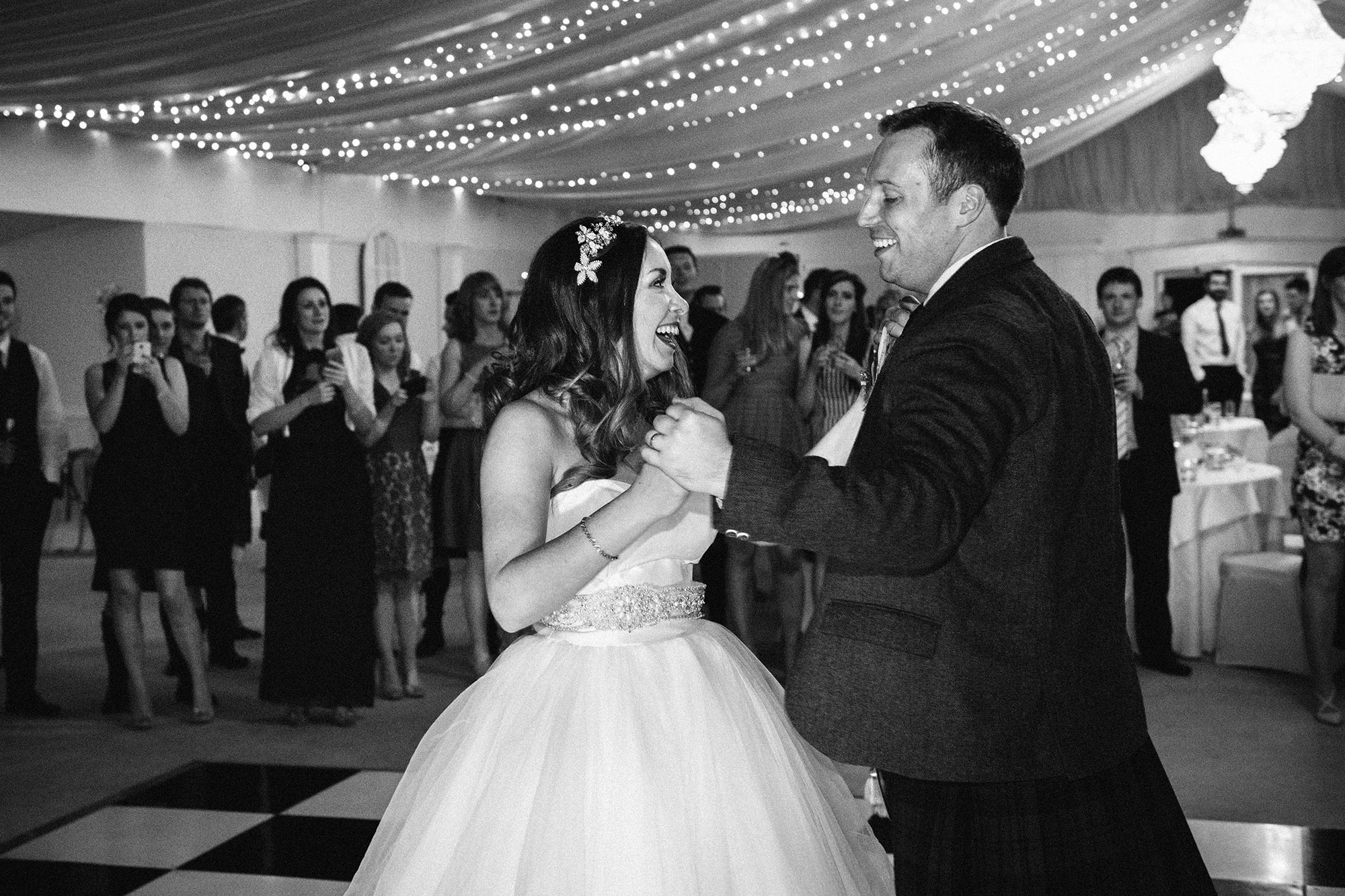 First dance wedding photo Scotland