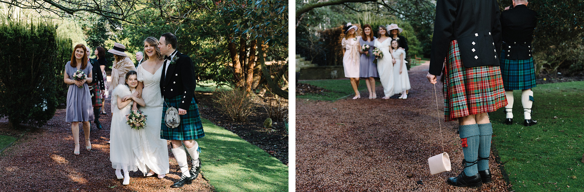 Relaxed wedding photographer Edinburgh