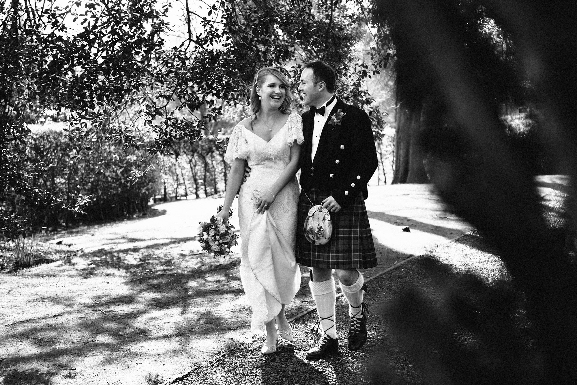Wedding photo session Edinburgh Zoo
