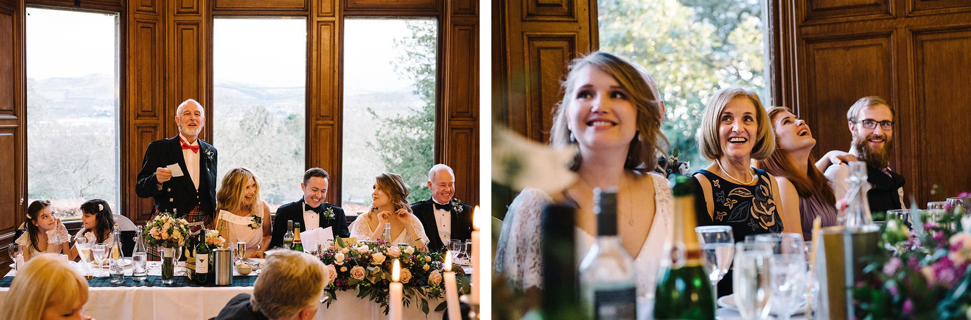 Wedding speeches Edinburgh Zoo