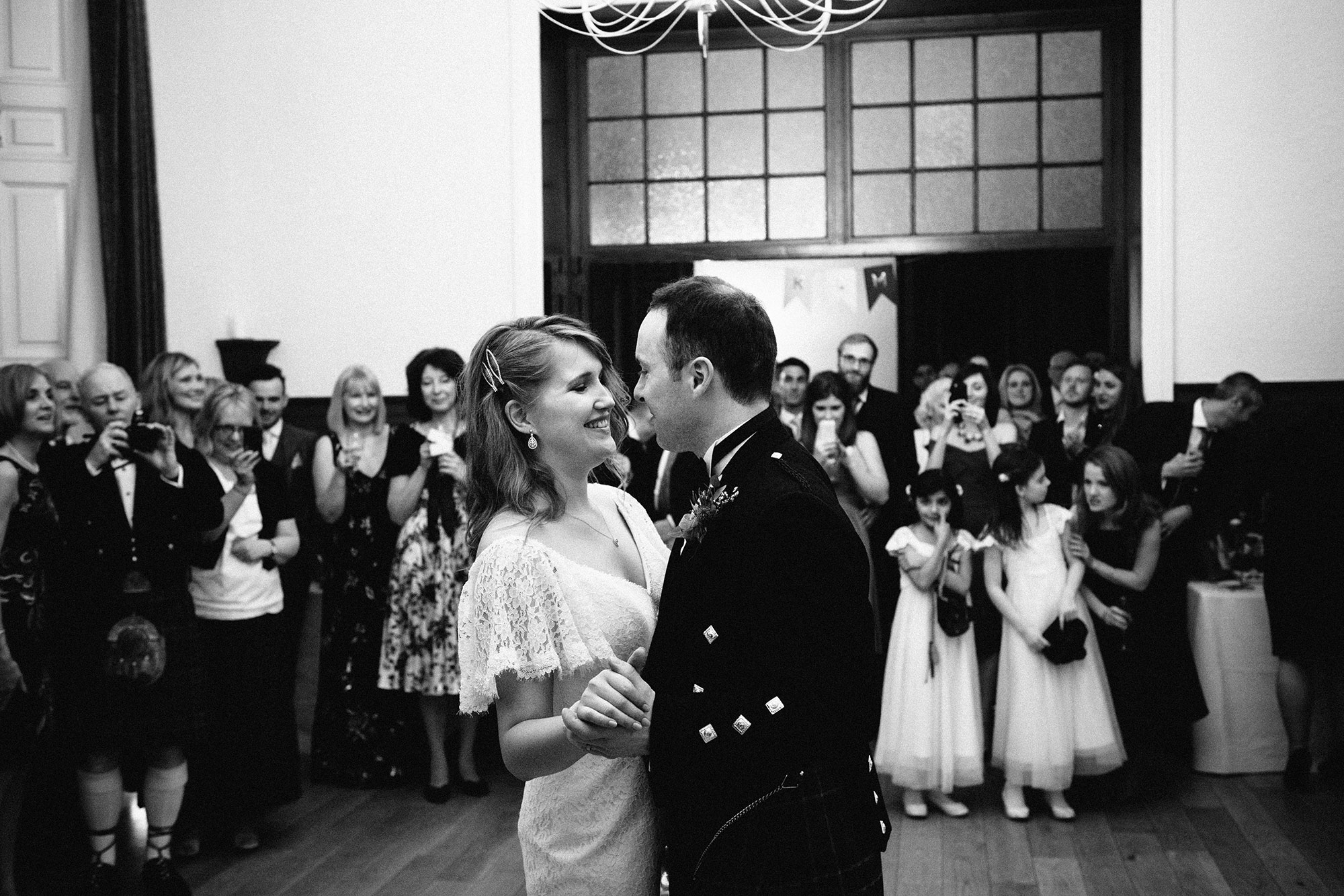 First dance wedding photography Edinburgh