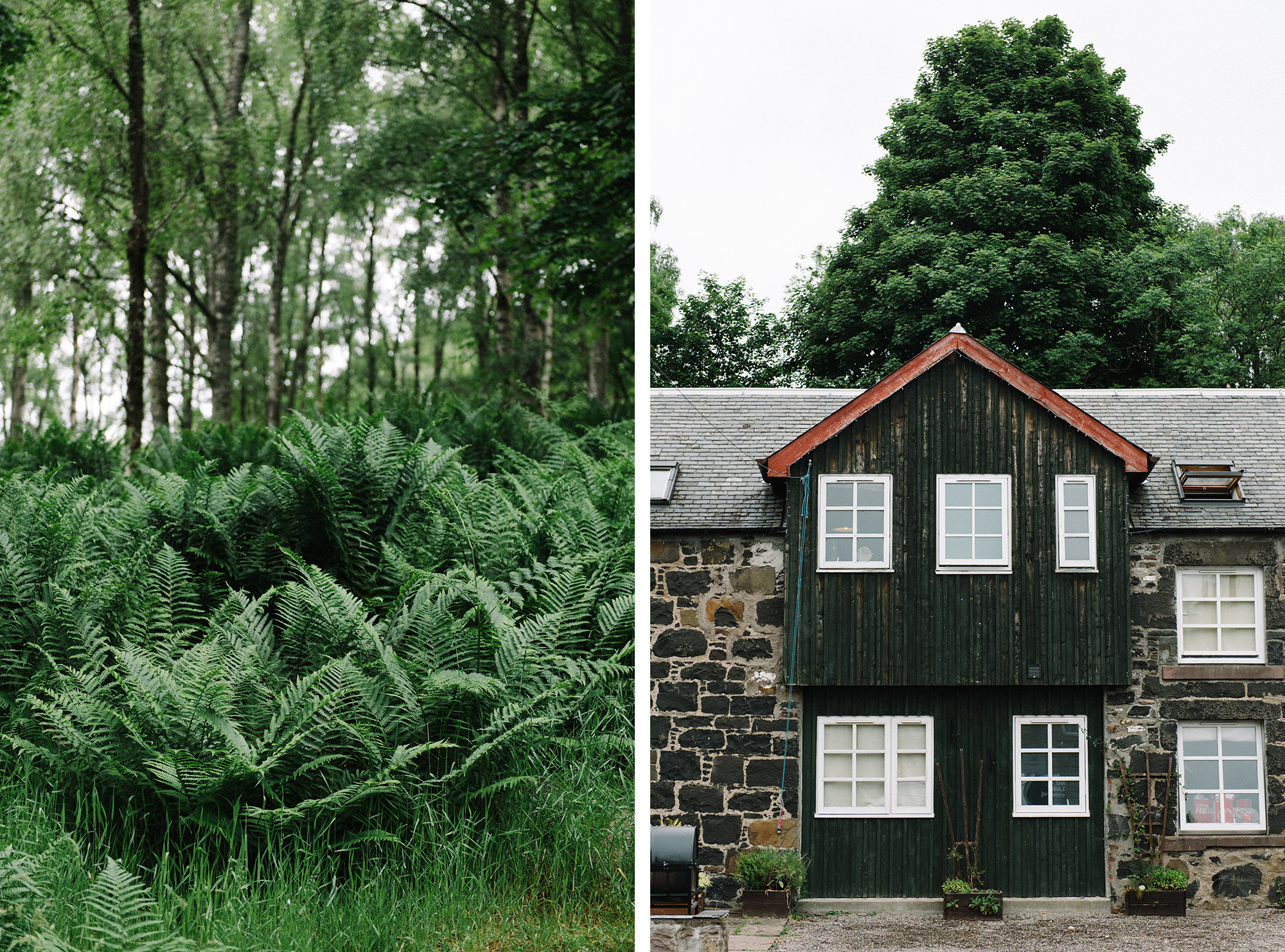 Relaxed wedding photographer Comrie Croft Perth and Kinross