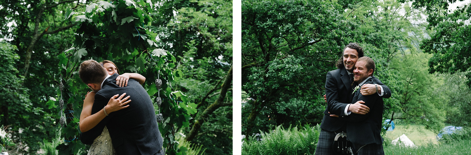 Emotional wedding photography Comrie Croft Perth and Kinross